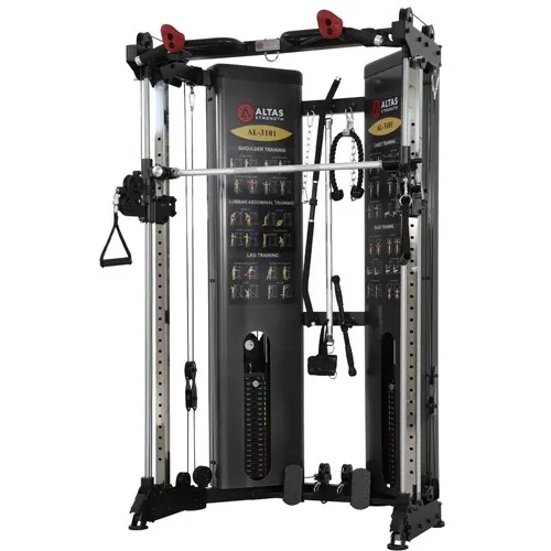 Folding smith machine with pulley system gym Al-3101 Altas Strength 