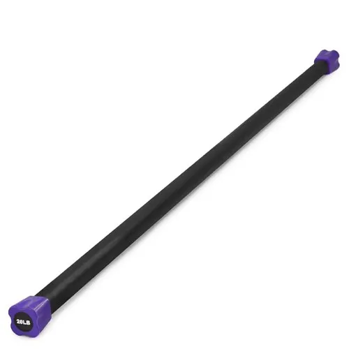 AEROBIC WEIGHTED BODY BAR 20LB