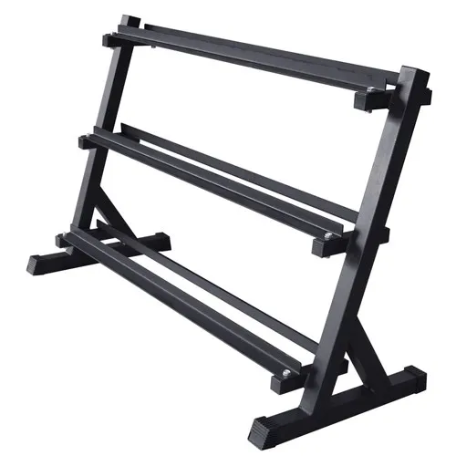 Gearforfit 3-Tier Commercial Dumbbell Storage Rack 52 inches