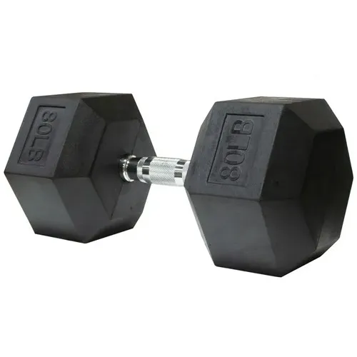 80LB GEARFORFIT HEX DUMBBELL