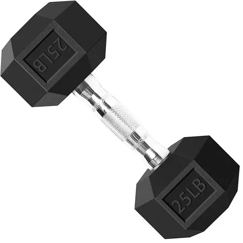 25lb gearforfit hex dumbbell