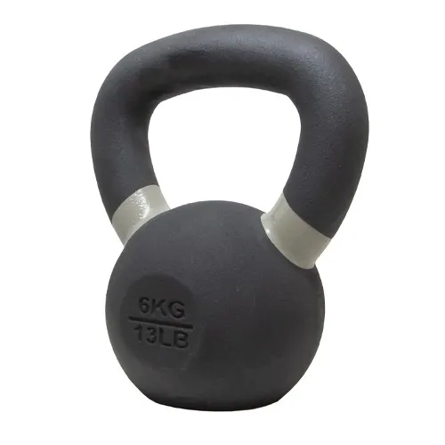 gearforfit fitness cast iron kettlebell 6kg/13 lbs