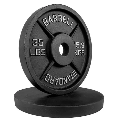 gearforfit cast iron 2'' olympic plate - 35 lb (single)