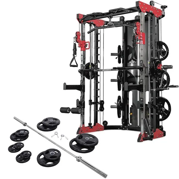 AL-3058 Functional Smith Machine Altas Combo Package W / Bar/Weights