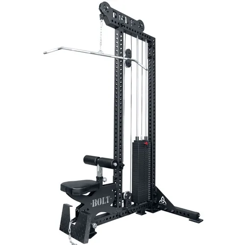 Storm Series Freestanding Lat Pulldown and Low Row Machine with 300lb Weight Stack