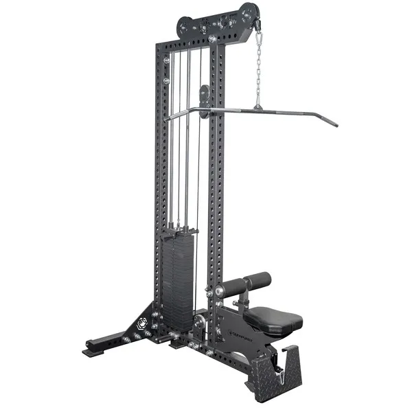 Storm Series Freestanding Lat Pulldown and Low Row Machine with 300lb Weight Stack