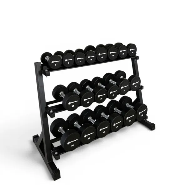 GearForFit 5-50 lb Urethane Dumbbell Set