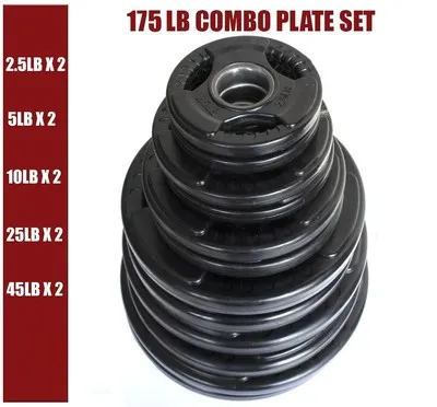 175-lb-virgin-rubber-grip-olympic-plate-set
