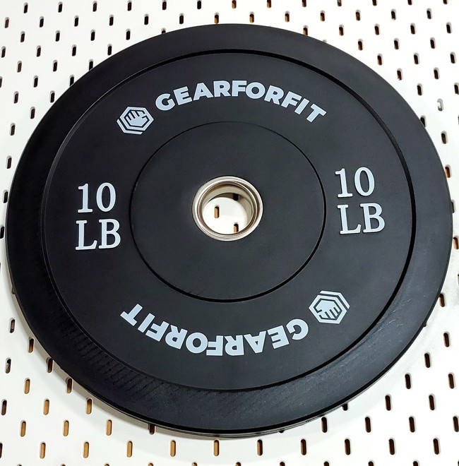 35 Lb BLACK OLYMPIC RUBBER BUMPER PLATE