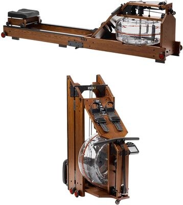 An image of gearforfit wooden water rower